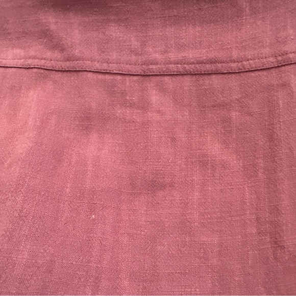 Auguste The Lable Medium Canyon Boyfriend Romper Rust Red Brown sezane - Picture 11 of 11